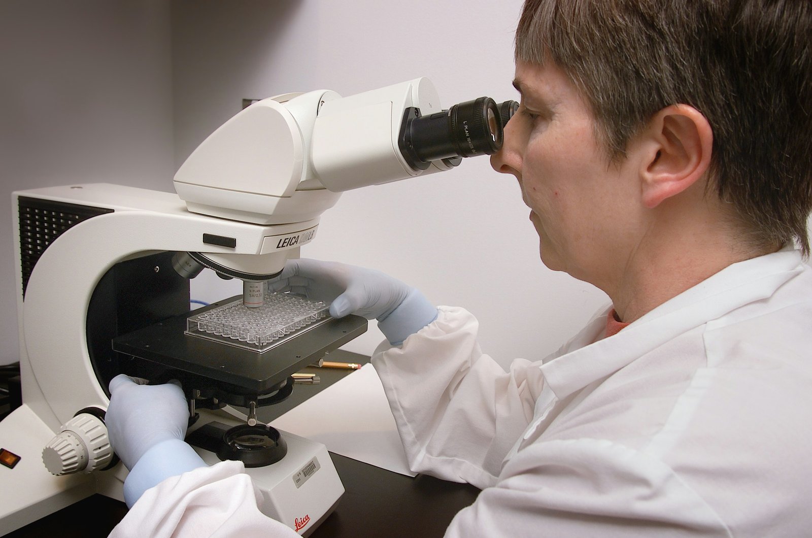 Laboratory microscope research representing Theriva VCN-01 oncology program